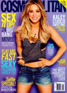 Kaley Cuoco (TBBT - Joi) - Cover Cosmopolitan Maggio 2014