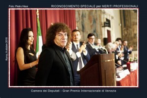 La consegna della nomination a Riccardo Cocciante a Montecitorio